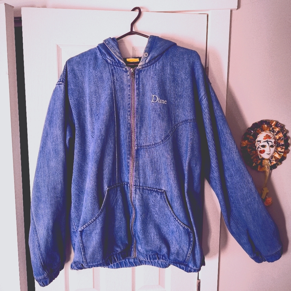 Dime zip up hoodie size XL